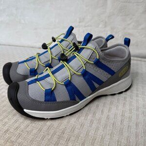 Keen Womens Gray & Blue Sports Shoes Size 6 Lace-Up Breathable Mesh Lightweight